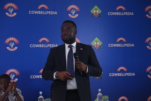 Marketing Manager, Promasidor Nigeria, Mr Abiodun Ayodeji during his presentation.